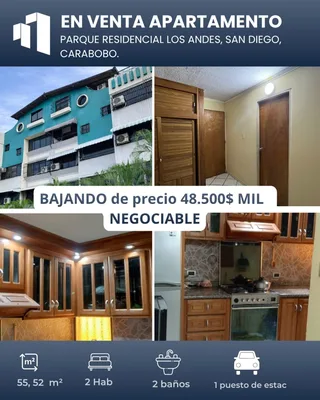 Apartamento en San Diego, Carabobo
