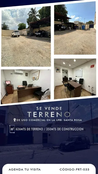Terreno en Sector Santa Rosa