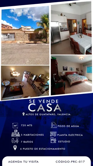 Casa en Altos de Guataparo, Valencia