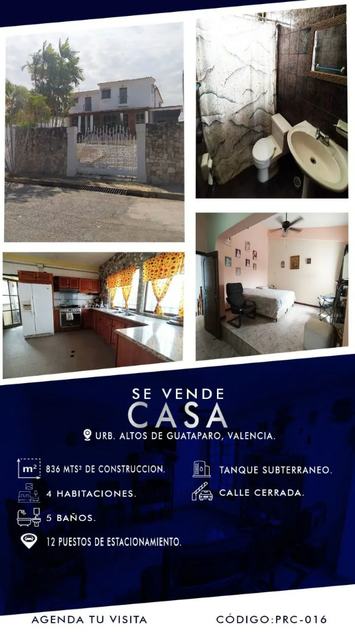 Casa en Altos De Guataparo, Valencia. Carabobo
