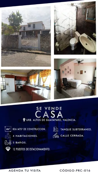 Casa en Altos De Guataparo, Valencia. Carabobo