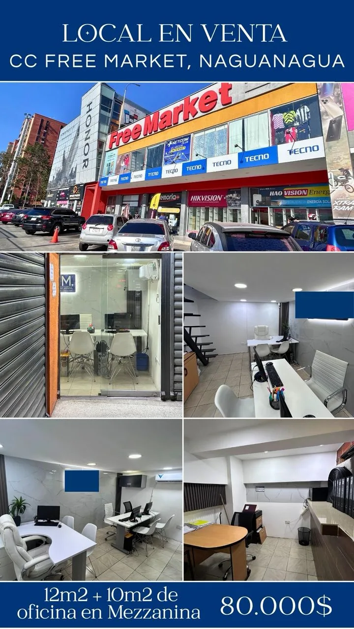 Local en Venta en C.C Free Market 12m² — USD 80,000