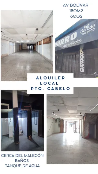 Local en Puerto Cabello, Av Bolivar cruce con calle Campo Elías