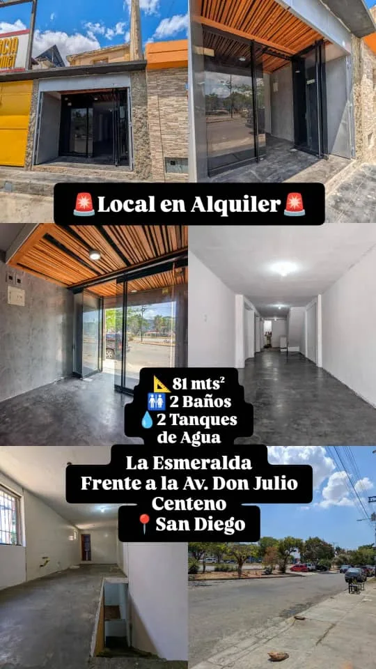 Local en Alquiler en San Diego - Av. Don Julio Centeno (Urb. La Esmeralda) 81m² — USD 600