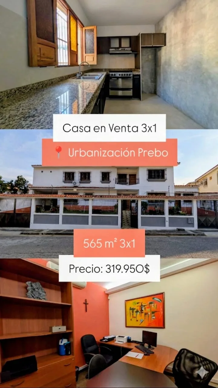 Casa en Venta en Urbanización Prebo (Calle Cerrada) 565m² — USD 319,950