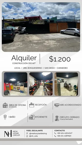 Local en Urb. Bosqueserino, San Diego - Carabobo