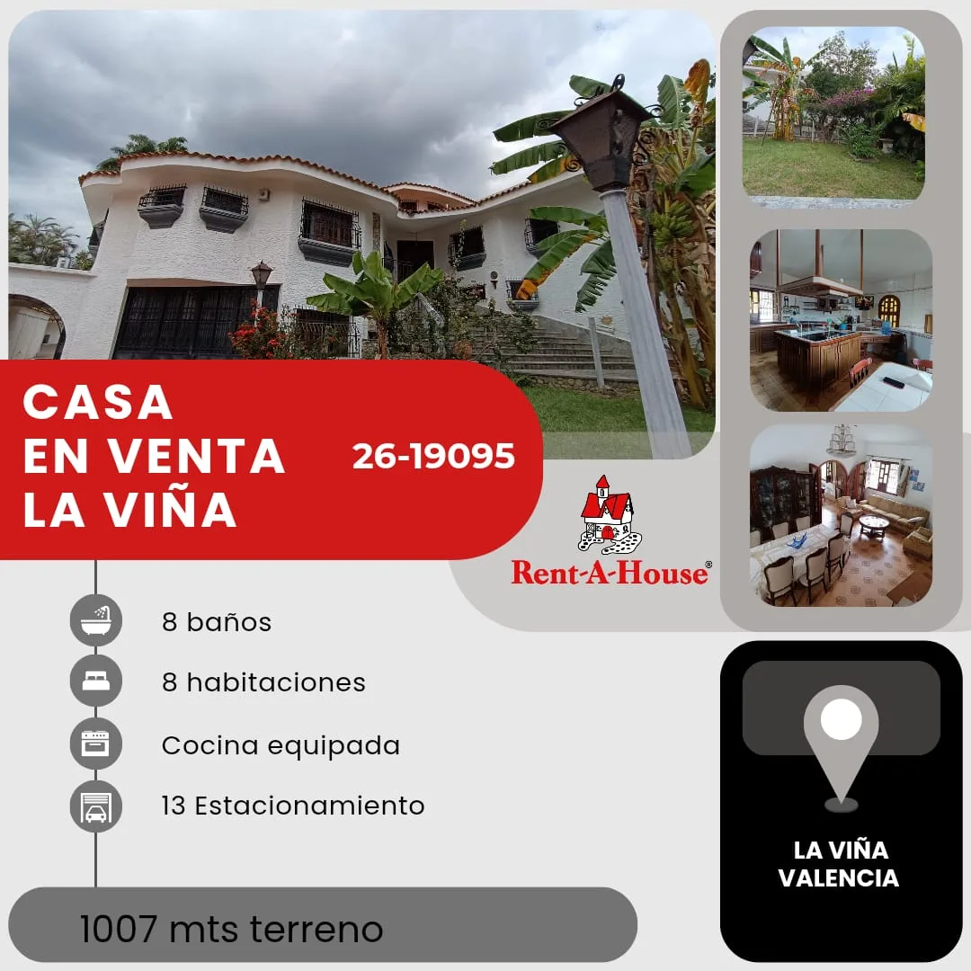 Casa en Venta en La Viña — 8 hab 800m² — USD 670,000