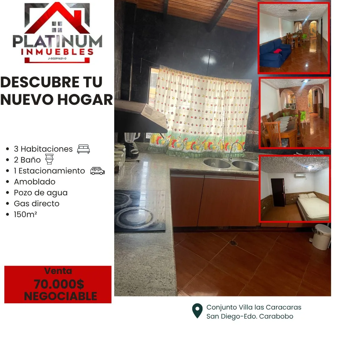 Casa en Venta en Conjunto Villas las Caracaras, San Diego — 4 hab 150m² — USD 70,000