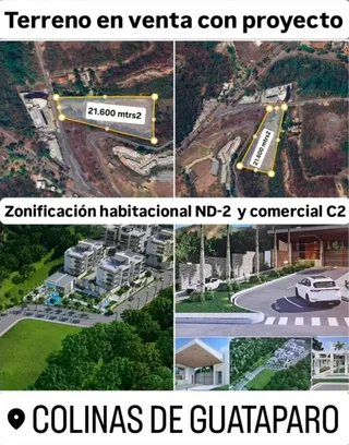 Terreno en Colinas de Guataparo