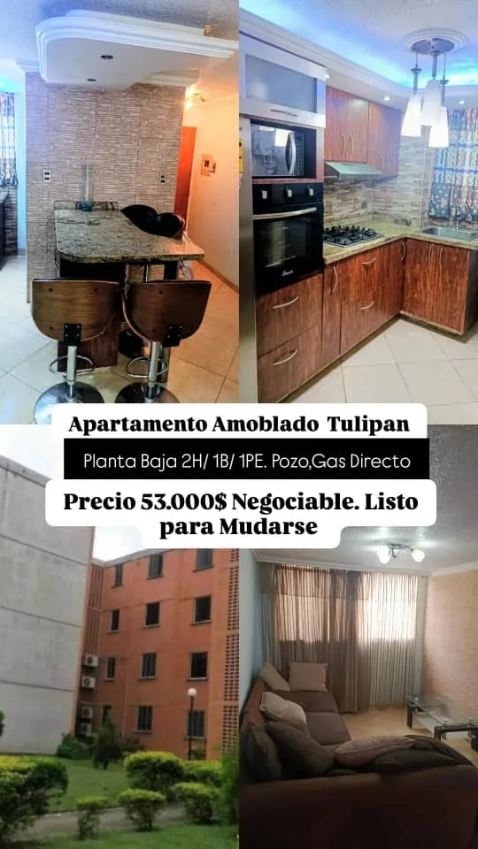 Apartamento en Venta en Res. Tulipán, San Diego — 2 hab 56m² — USD 53,000