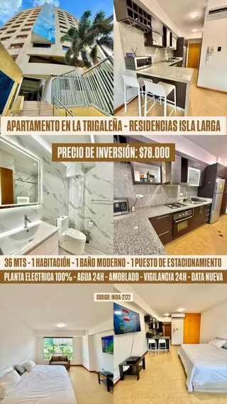 Apartamento en La Trigaleña “Residencias Isla Larga” Valencia, Estado Carabobo