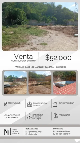 Terreno en Guacara - Carabobo