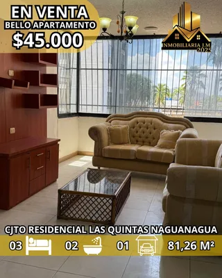 Apartamento en Las Quintas de Naguanagua