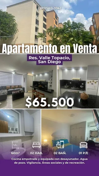 Apartamento en Res. Valle Topacio, San Diego
