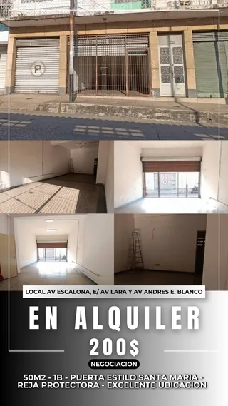 Local en Av. Escalona