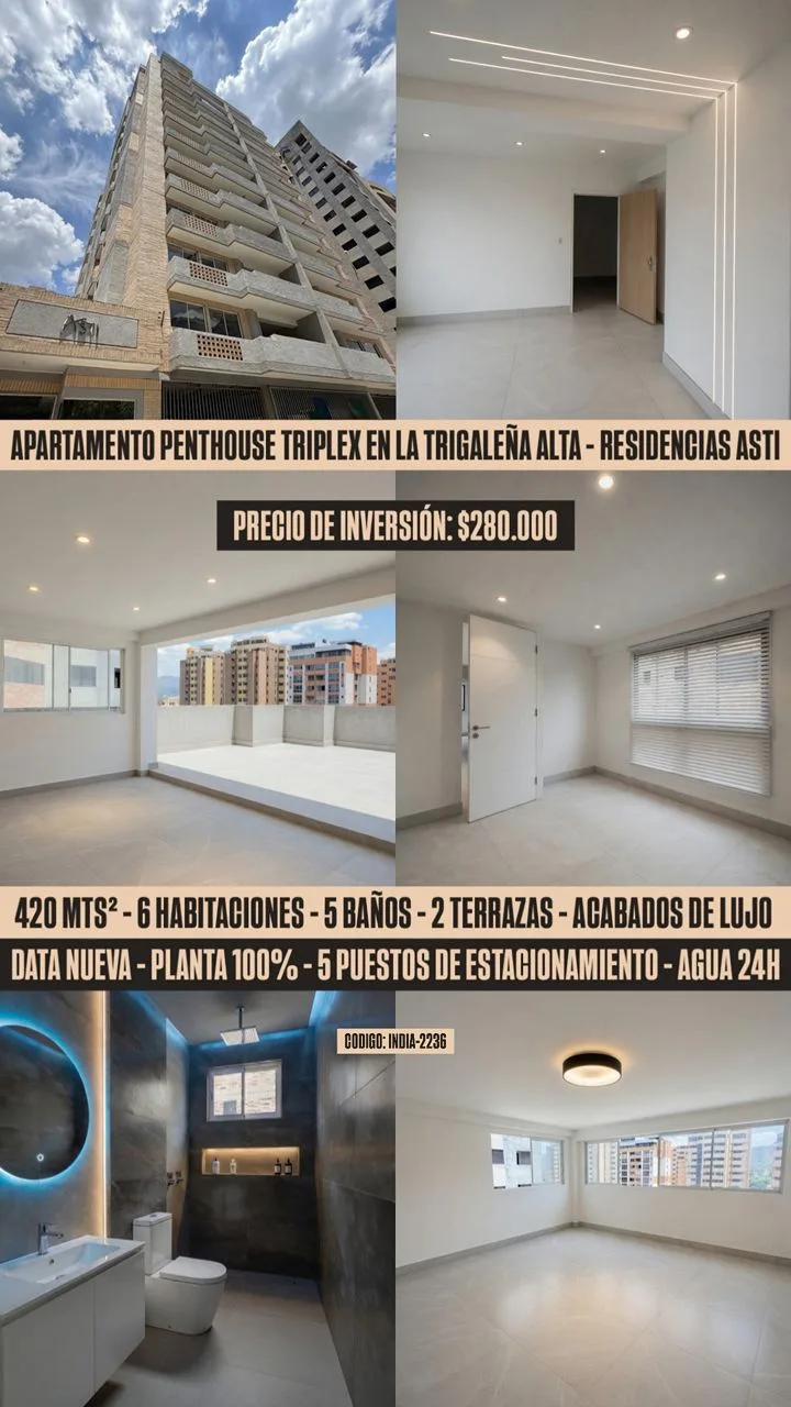 Apartamento en Urbanización La Trigaleña Alta “Residencias Asti” Valencia, Estado Carabobo