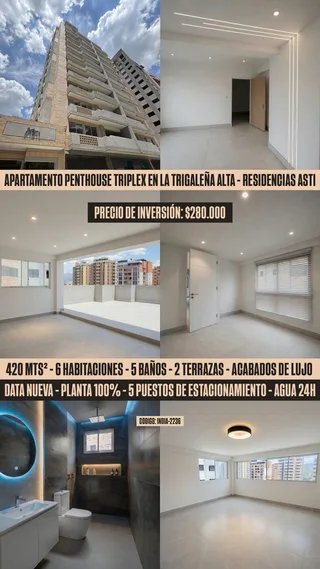 Apartamento en Urbanización La Trigaleña Alta “Residencias Asti” Valencia, Estado Carabobo
