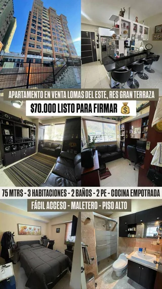 Apartamento en Urb. Lomas del este, Resd. Gran Terraza, Valencia