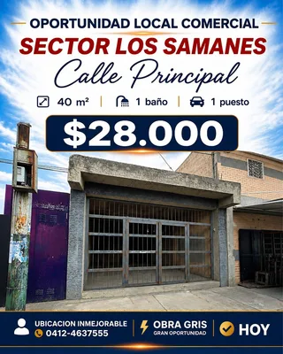 Local en Los Samanes – Valencia