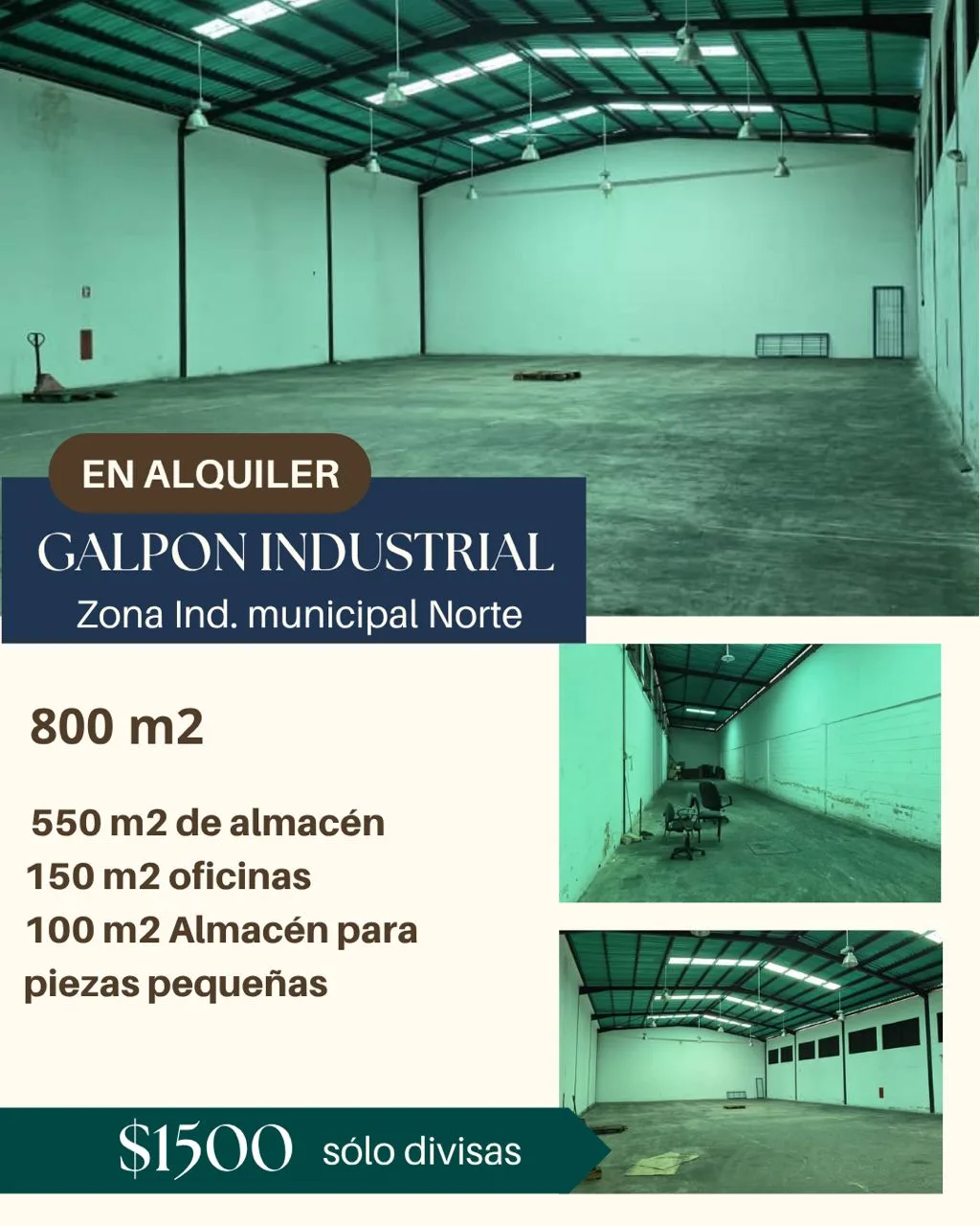 Galpón en Zona Ind. municipal Norte