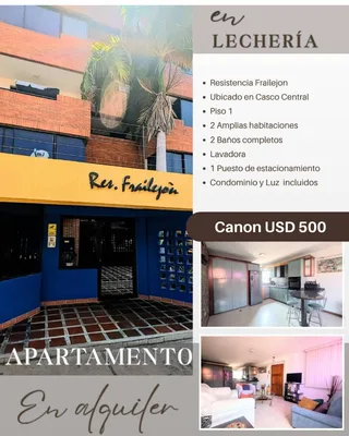 Apartamento en Casco Central de Lechería