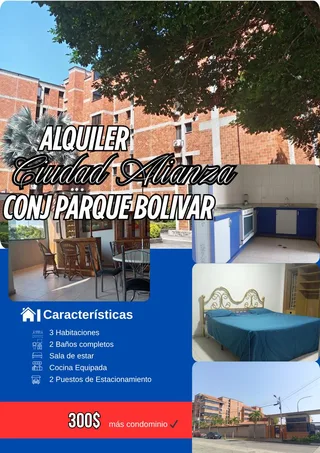 Apartamento en Ciudad Alianza, Conjunto Residencial Parque Bolívar
