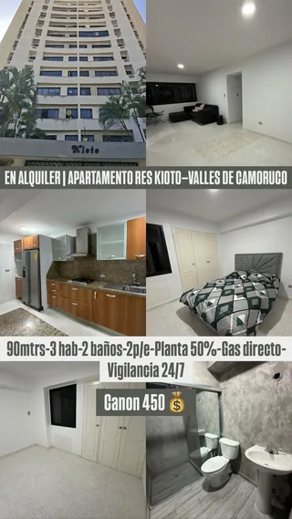Apartamento en Valles de Camoruco
