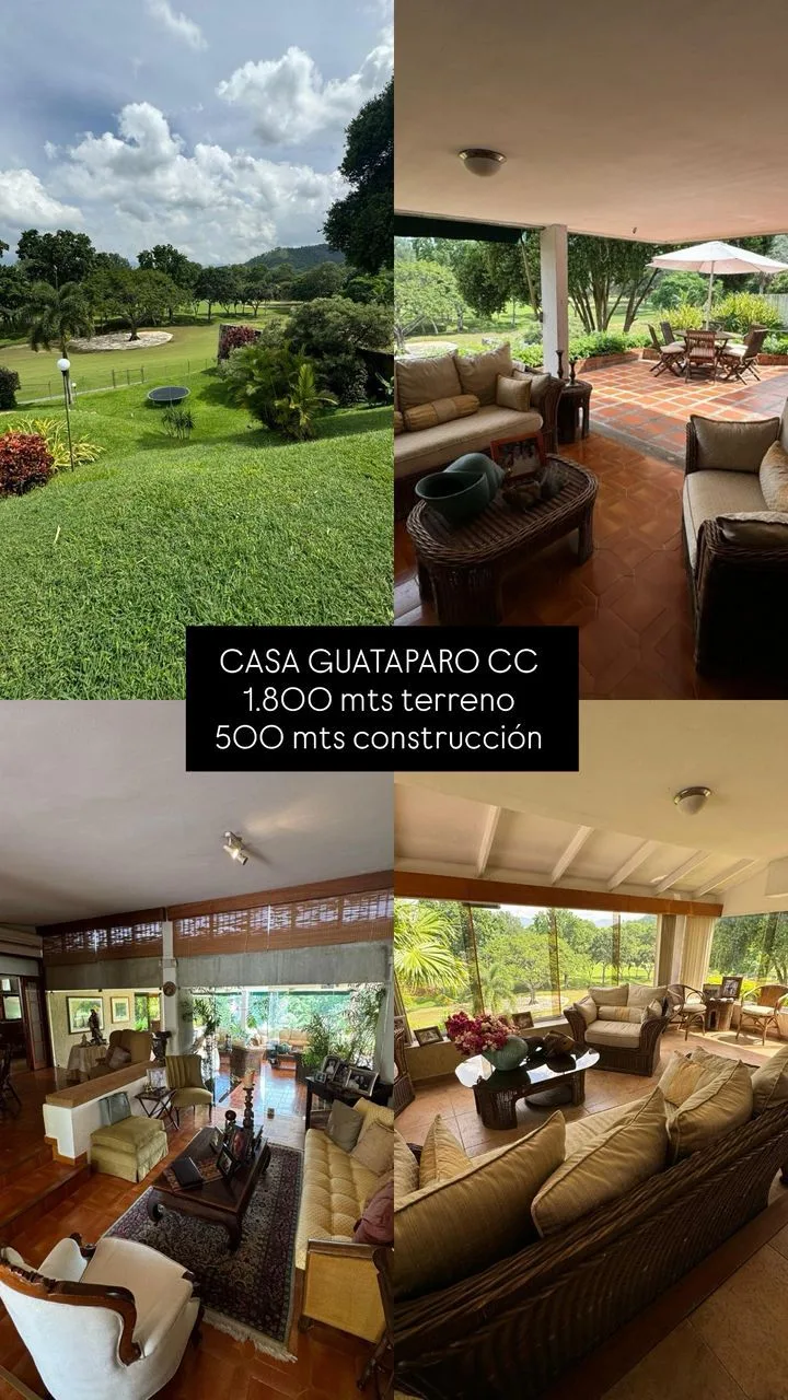 Casa en Venta en GUATAPARO COUNTRY CLUB — 5 hab 500m² — USD 830,000