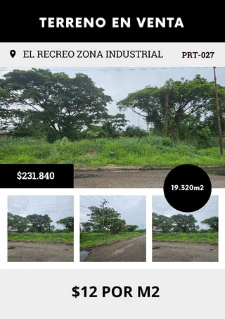 Terreno en Zona Industrial El Recreo Valencia