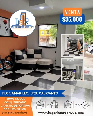 Townhouse en Calicanto - Flor Amarillo