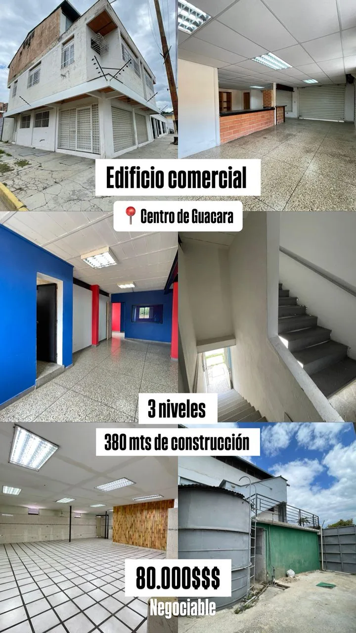 Local en Venta en Centro de Guacara, CALLE TRANSCURRIDA 380m² — USD 80,000