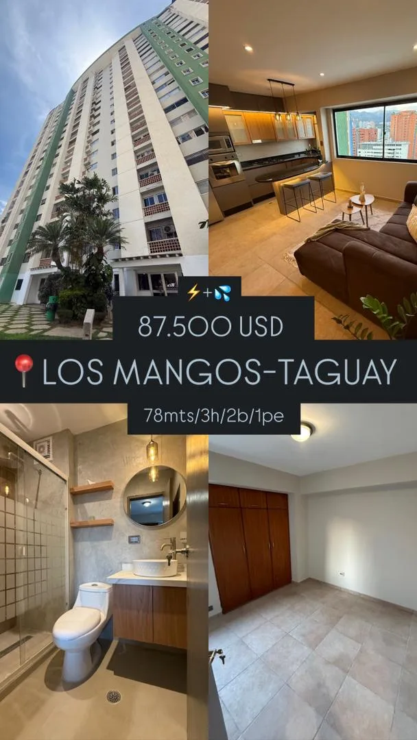 Apartamento en Venta en Los Mangos — 3 hab 78m² — USD 87,500