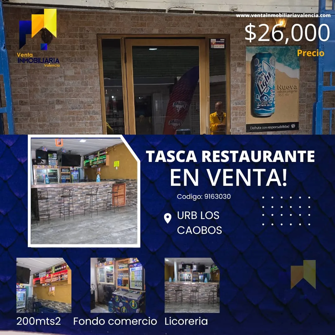 Local en Venta en C.C La Guacamaya Urb Los Caobos 200m² — USD 26,000