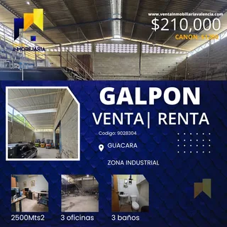 Galpón en Lomalinda, Guacara