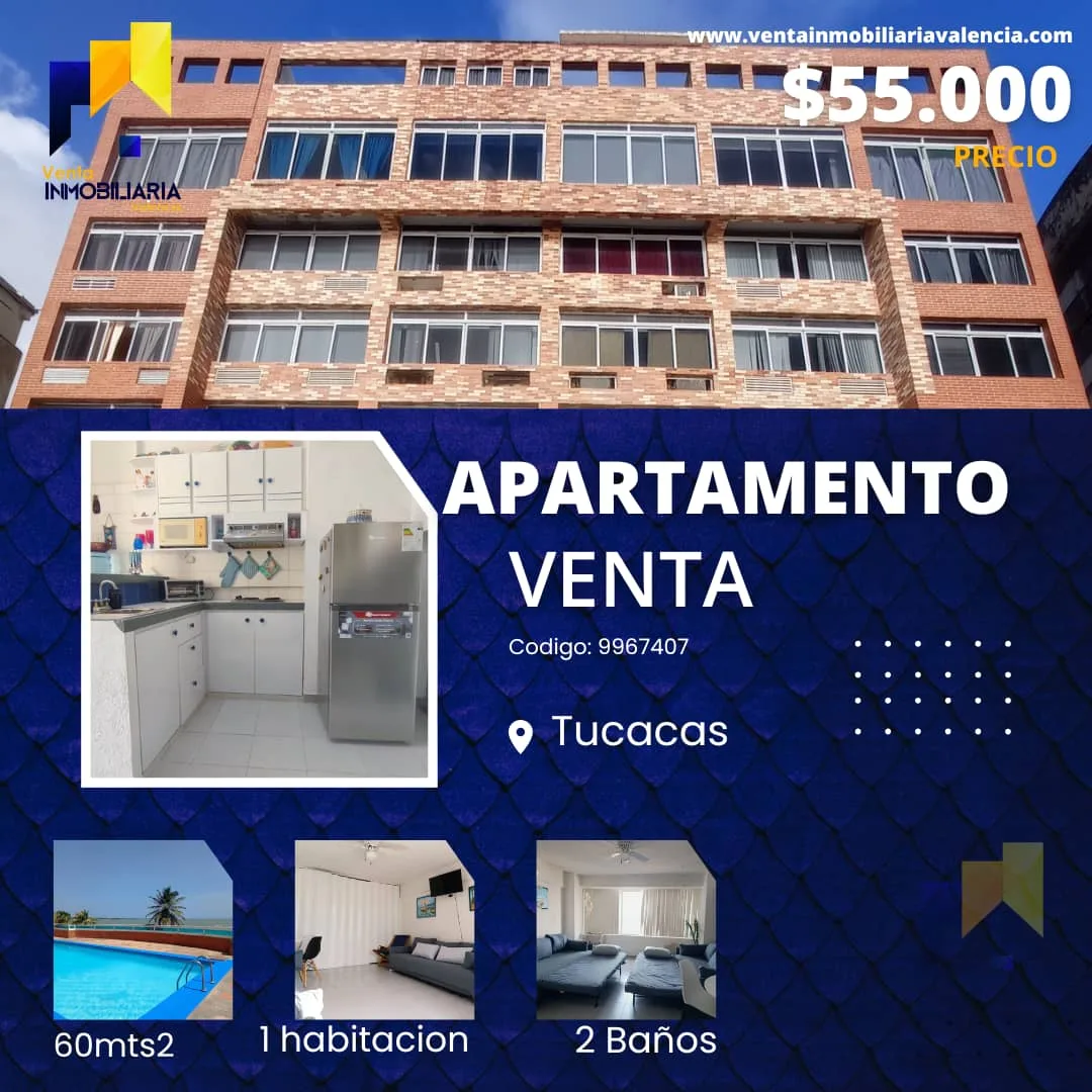 Apartamento en Alquiler en Tucacas — 1 hab — USD 55,000