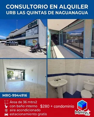 Oficina en Urb. Las Quintas de Naguanagua, Calle 178