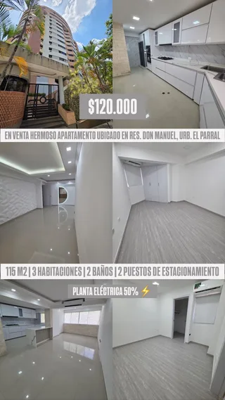 Apartamento en Urb. El Parral, Res. Don Manuel