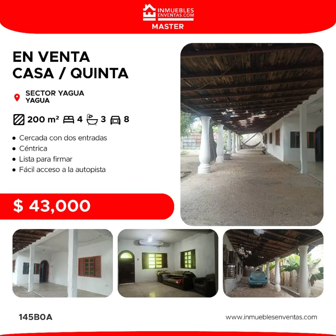 Casa en Sector Yagua Mcpio Guacara Carabobo