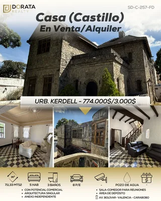 Casa en urb.Kerdell, Av.Bolívar de Valencia