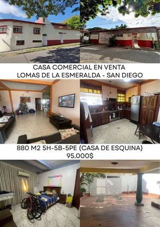 Casa en Urb. Lomas de La Esmeralda, San Diego - Carabobo