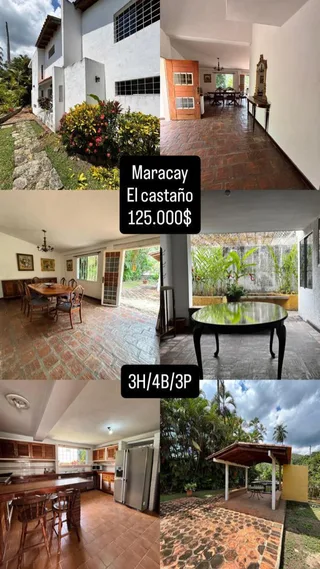 Casa en Ojo de Agua, El Castaño, Maracay