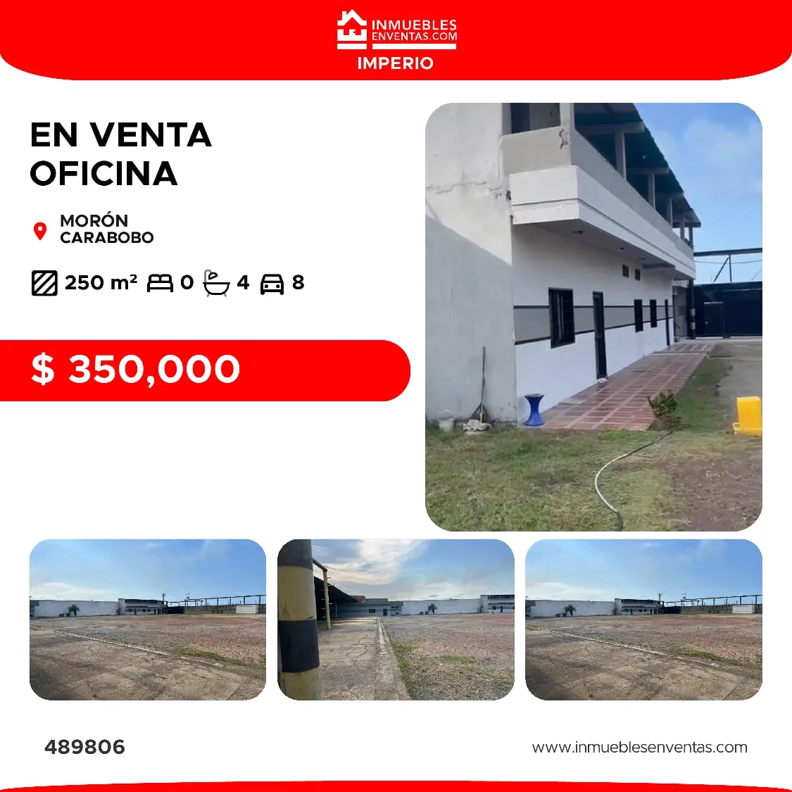 Terreno en Venta en Morón 10850m² — USD 350,000