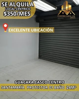 Local en AV. BOLÍVAR- CENTRO DE GUACARA, GUACARA CASCO CENTRO