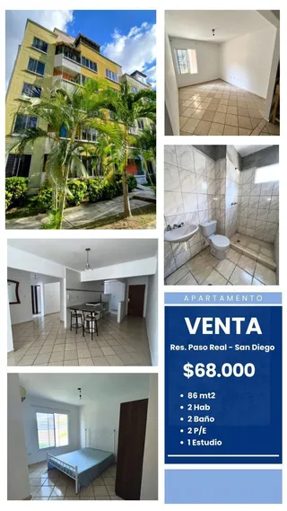 Apartamento en Paso Real - San Diego, Edo. Carabobo