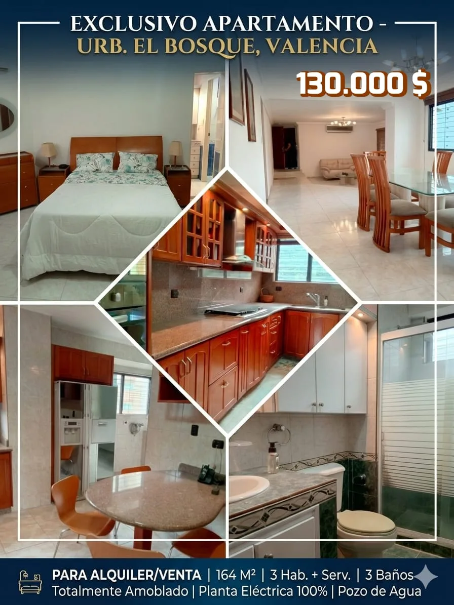 Apartamento en Venta en El Bosque — 4 hab 164m² — Precio a consultar