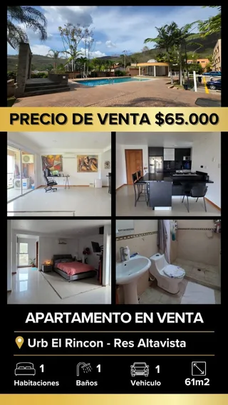 Apartamento en Residencias Altavista, Naguanagua