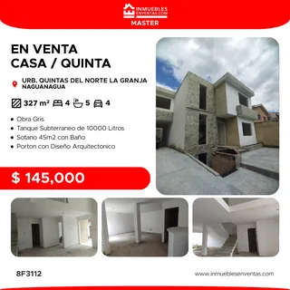 Casa en Urb. Quintas del Norte, Naguanagua