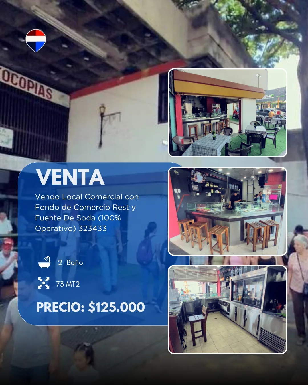 Local en Venta en Centro de Valencia, Casco Central 73m² — USD 125,000