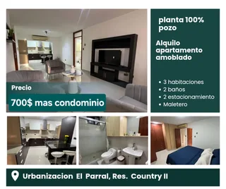 Apartamento en El Parral Residencias Country II