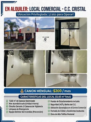 Local en C.C. Cristal